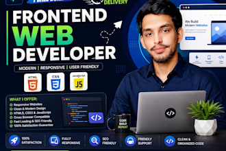 bulid modren responsive website working  HTML CSS javascript