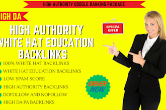 build high authority education backlinks for SEO