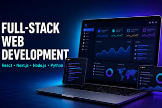 build or fix your full stack web app with react, node