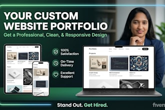 develop a custom portfolio website