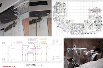 draft hvac ductwork and ventilation plans for residential and commercial designs