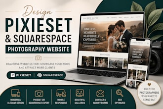 design pixieset website squarespace website pixieset photography website