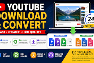 convert your videos to mp4 avi mov or other formats