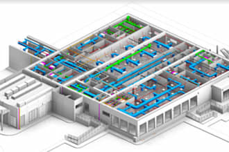 build coordinated bim model with revit clash detection for architecture and mep