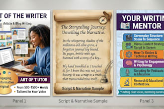 write engaging stories and creative content
