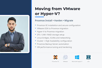 install proxmox ve or migrate vmware esxi to proxmox