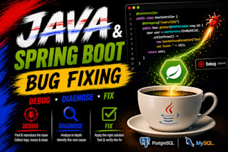 fix java and spring boot bugs and backend issues