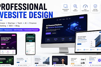 build personal tech startup business marketing seo finance ai blog ghost website