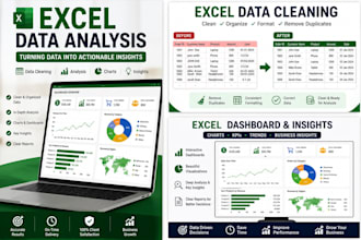 be your data analyst and excel expert