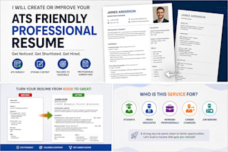 create or improve your ats friendly professional resume