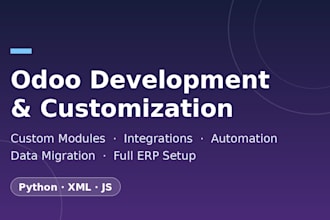 develop and customize odoo erp for your business