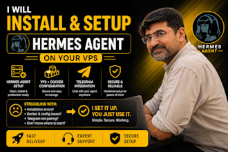 deploy and configure a hermes ai agent on a vps