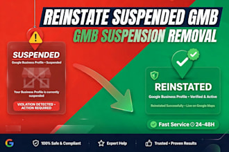 reinstate suspended or disabled google business profile gmb