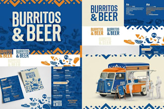 create a logo design, branding kit and brand identity guidelines