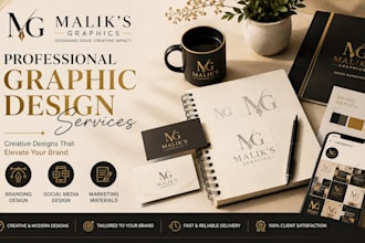 create brand identity, social media graphics and web design