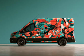 awesome car wrap design