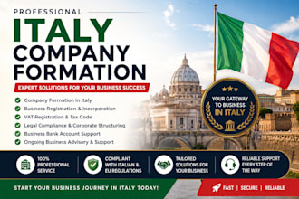 help with italy company formation and business registration