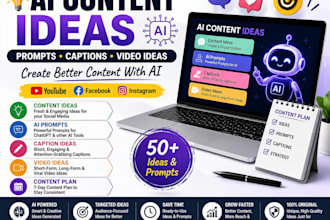create ai content ideas and prompts for your social media