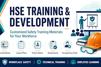 develop professional hse training and employee learning materials