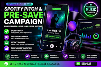 do spotify pitch, spotify pre save, pre save campaign, spotify canvas