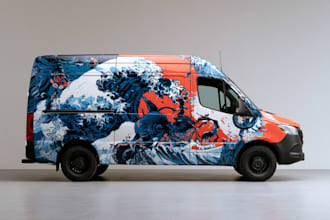 van wrap design, car wrap design