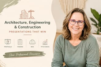 architecture proposal, engineering presentation, construction tender pitch deck