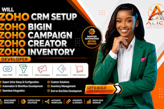 zoho crm setup zoho bigin zoho campaign zoho creator zoho inventory developer