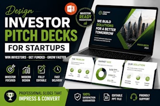 design investor pitch decks for startups