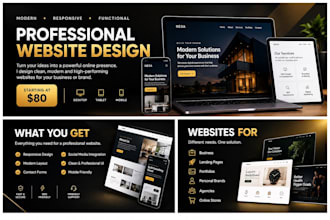 create a modern responsive website for your business