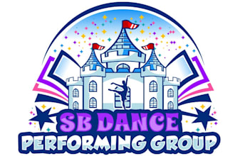 do a professional dance logo with copyright
