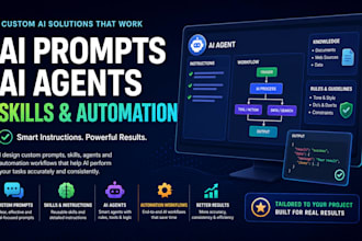 design ai prompts, agents, skills and instructions and ai setup