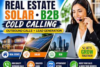 real estate cold calling, solar cold calling, b2b, cold caller, telemarketing