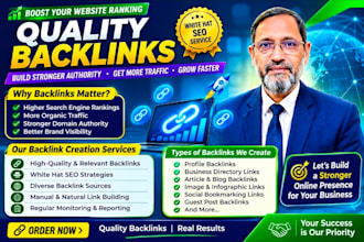 prepare quality various backlinks to get more traffic
