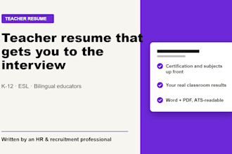 write a teacher resume and cover letter for k12 and esl jobs