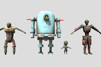 make custom robot psx style, object style, ps1, ps2,  human style, sci fi model