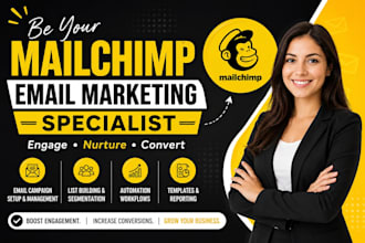 be your mailchimp email marketing specialist