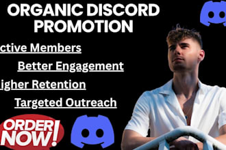 organic discord promotion, minecraft, rust, dayz, fivem promotion, discord ads