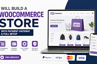 build a woocommerce store with payment gateway and full setup