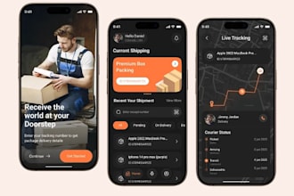 create a parcel delivery and courier tracking app