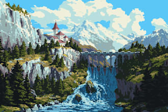 pixel art background pixel art character design sprite sheet animation tileset
