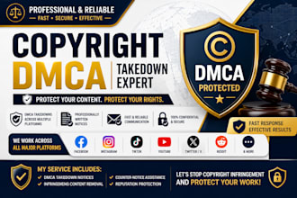 banning fb ig remove takedown harassing defaming from tiktok youtube reddit dmca