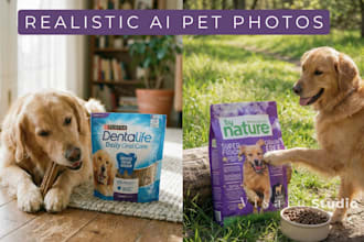 create realistic ai photoshoots for your pet brand