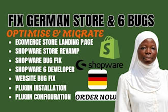 fix german store and 6 bugs optimize, migrate your ecommerce store, landing page