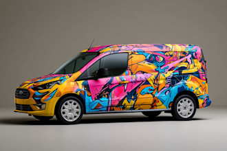 vehicle wrap design, car wrap design