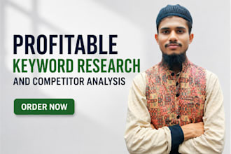 do profitable SEO keyword research and competitor analysis