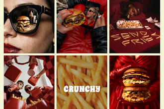 design a professional instagram grid for your restaurant