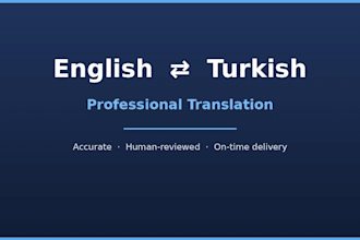translate english to turkish and turkish to