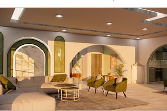 3d interior design and realistic rendering services