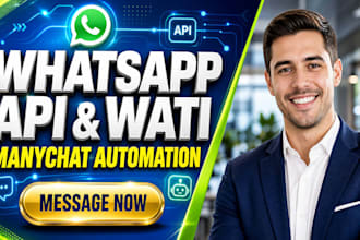 setup official whatsapp business api whatsapp chatbot wati manychat automation