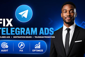 fix telegram ads, declined ads, ads issues, telegram forex promotion